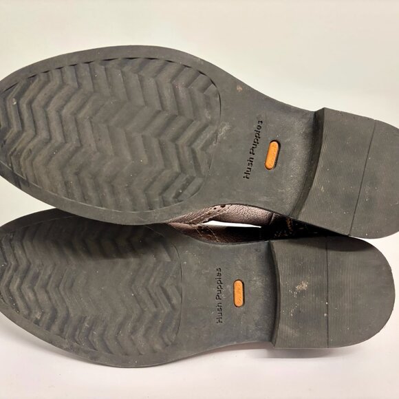 Hush Puppies metallic wingtip style booties women's size 8 - Picture 5 of 7